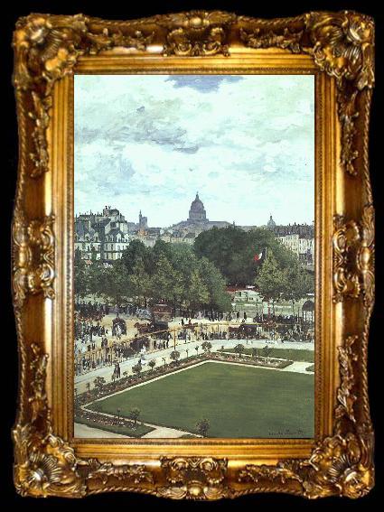 framed  Claude Monet The Garden of the Princess, Musee du Louvre, ta009-2